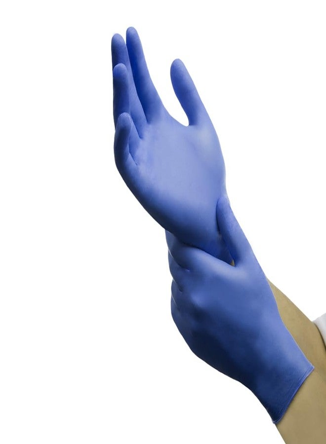 TRONEX 9128 Nitrile Disposable Gloves, Medical Grade Exam Gloves, Chemo Rated, Fingertip Textured, Powder Free, Latex Free, Blue, Small, 2 Boxes of 250 - Image 3